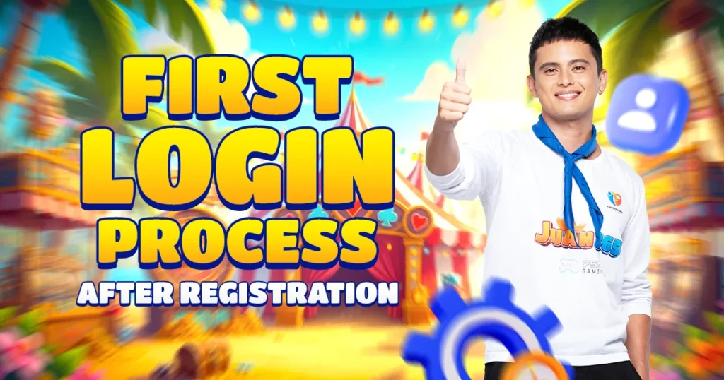 first login process after registration