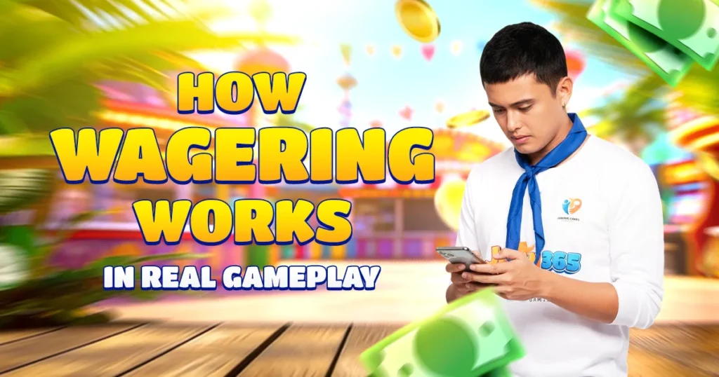 image of how wagering works in real gameplay