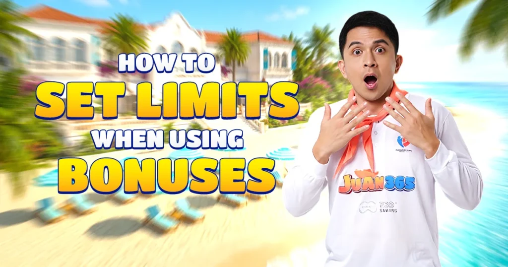 image of how to set limits when using bonuses