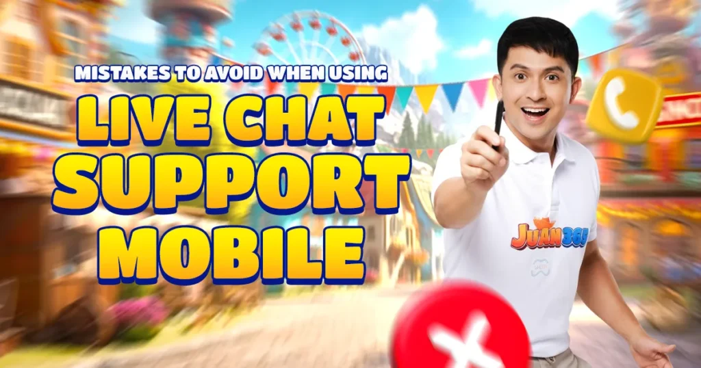image of mistakes to avoid when using live chat support mobile
