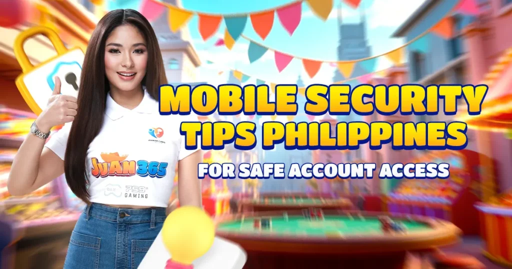 image of mobile security tips philippines for safe account access
