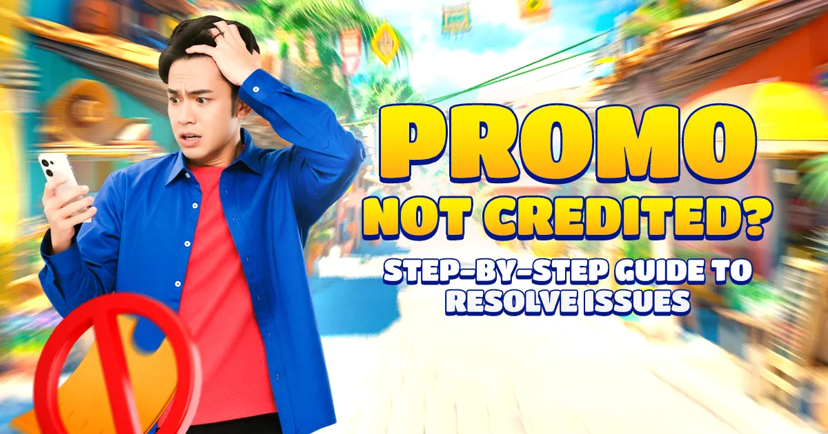 image of promo not credited? step-by-step guide to resolve issues