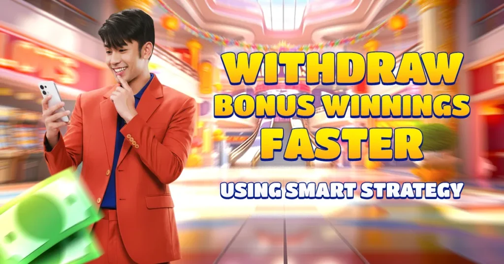 image of withdraw bonus winnings faster using smart strategy